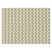 Nappe Oiseaux exotiques sur la dentelle (Devant (Horizontal))