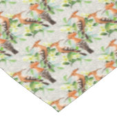 Nappe Oiseaux exotiques sur la dentelle (Angle)