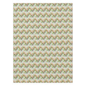 Nappe Oiseaux exotiques sur la dentelle (Devant)