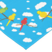 Nappe Oiseaux mignonnes Printemps coloré Anniversaire de (Angle)