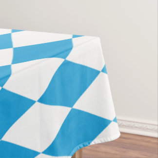 Nappe Oktoberfest Bavarois Bleu et Blanc Grande diagonal