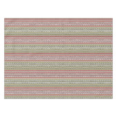 Nappe Olive and brown geometric ethnic ornament (Devant (Horizontal))