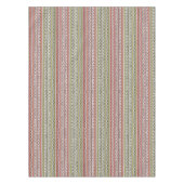 Nappe Olive and brown geometric ethnic ornament (Devant)