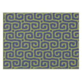 Nappe Olive Green &blue Abstract pattern (Devant (Horizontal))