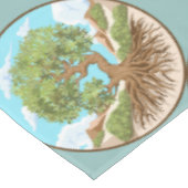 Nappe Olive tree Symbole de paix dans la Palestine libre (Angle)