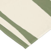 Nappe Olive vert moderne du milieu du siècle et crème (Angle)