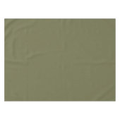 Nappe Olive vert Terre couleur solide Imprimer (Devant (Horizontal))
