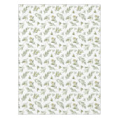 Nappe Olives à l'aquarelle vert sauge (Devant)