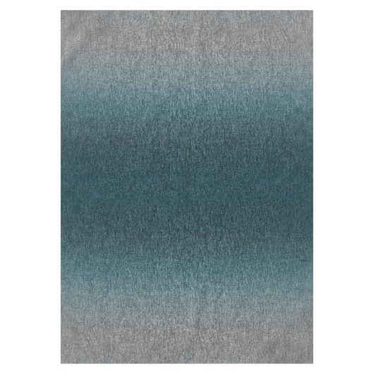 Nappe Ombre Abstract Teal Green Blue Grey Crosshatch (Devant)