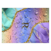 Nappe Ombre violet, bleu d'Aqua et vert émeraude (Devant (Horizontal))