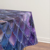 Nappe Ombre violet chatoyante et Parties scintillant Dra (In Situ)