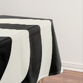 Nappe Ondes de style rétro noir et blanc (In Situ)