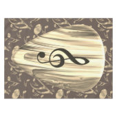 Nappe Onglet de guitare de notes musicales personnalisée (Devant (Horizontal))