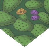 Nappe Opuntie de floraison sur vert foncé (Angle)