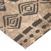 Nappe Or antique et motif ethnique tribal noir (Angle)