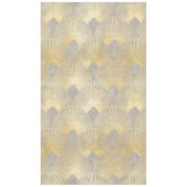 Nappe Or beige, ventilateur motif, Art Déco, motif vinta (Devant)