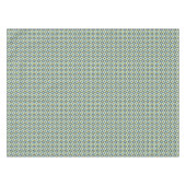 Nappe Or géométrique et motif bleu (Devant (Horizontal))