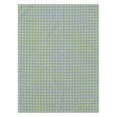 Nappe Or géométrique et motif bleu (Devant)