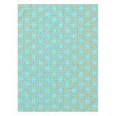 Nappe Or marocain d'aqua de turquoise de flourish (Devant)