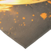 Nappe Or noir Abstrait Tourbillon Moderne Lune (Angle)