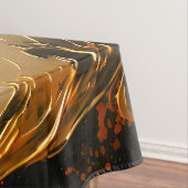 Nappe Or noir Abstrait Tourbillon Moderne Lune (In Situ)