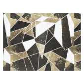 Nappe Or noir rustique moderne de blanc et de Faux (Devant (Horizontal))