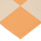 Nappe Orange À damiers En vichy Motif (Angle)
