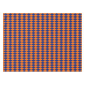 Nappe Orange and Blue Harlequin Checkered Design (Devant (Horizontal))