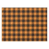 Nappe  Orange Black Crosshatch Buffalo Check (Devant (Horizontal))