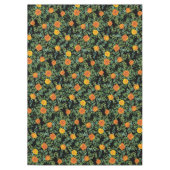Nappe Orange & Black Gothique Peony Rose Floral Mariage (Devant)