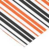 Nappe Orange Black White Stripes Pattern Design  (Angle)