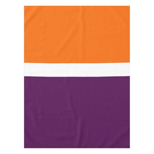 Nappe Orange blanc violet couleur pâle Conception des bl (Devant)