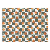 Nappe Orange Bliss Dark Turquoise Checkers (Devant (Horizontal))