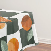 Nappe Orange Bliss Dark Turquoise Checkers (In Situ)
