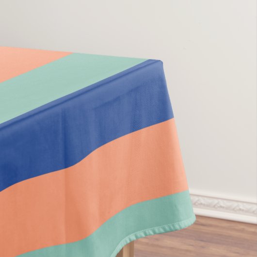 Nappe Orange & Blue Stripes  Tie (In Situ)