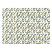 Nappe Orange citrus botanical pattern (Devant (Horizontal))