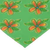 Nappe Orange Colorée (Angle)