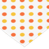 Nappe Orange et points jaunes blancs (Angle)