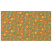 Nappe Orange et rouille Rose Floral Mariage (Devant (Horizontal))