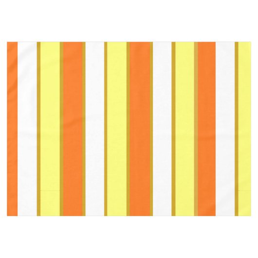 Nappe Orange, jaune et White Stripes (Devant (Horizontal))