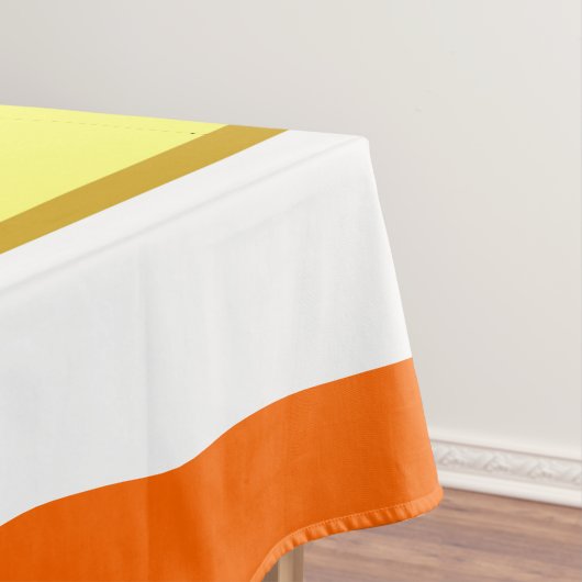 Nappe Orange, jaune et White Stripes (In Situ)