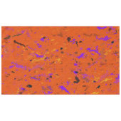 Nappe Orange, jaune, Purple and Black Abstract (Devant (Horizontal))