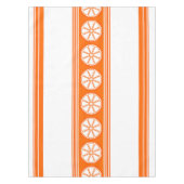 Nappe Orange Luxe Jacquard Stripes (Devant)