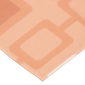 Nappe Orange Motif géométrique rétro des années 1950 (Angle)