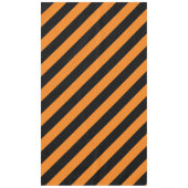 Nappe Orange noir et Citrouille rayé (Devant)