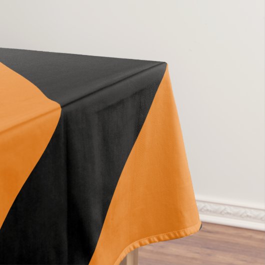 Nappe Orange noir et Citrouille rayé (In Situ)