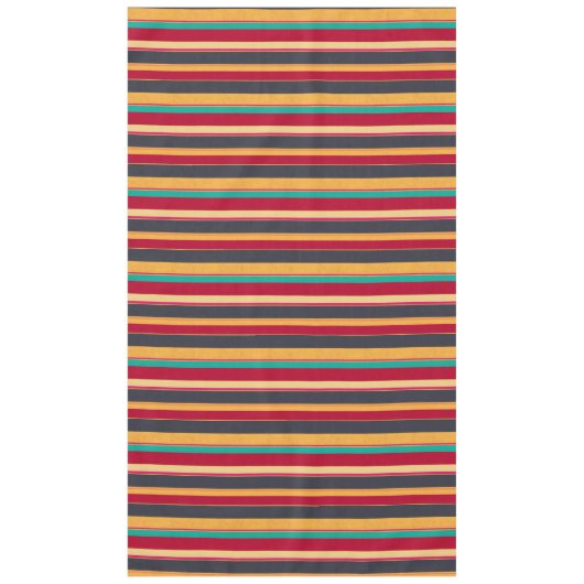 Nappe Orange Noir Et Rouge (Devant)