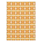 Nappe ORANGE PLANTE - Digital Fractal Art - (Devant)