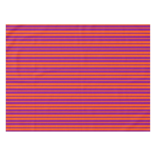 Nappe Orange Purple Stylish Stripes Pattern Design  (Devant (Horizontal))