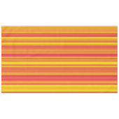 Nappe Orange rouge jaune rayures (Devant (Horizontal))